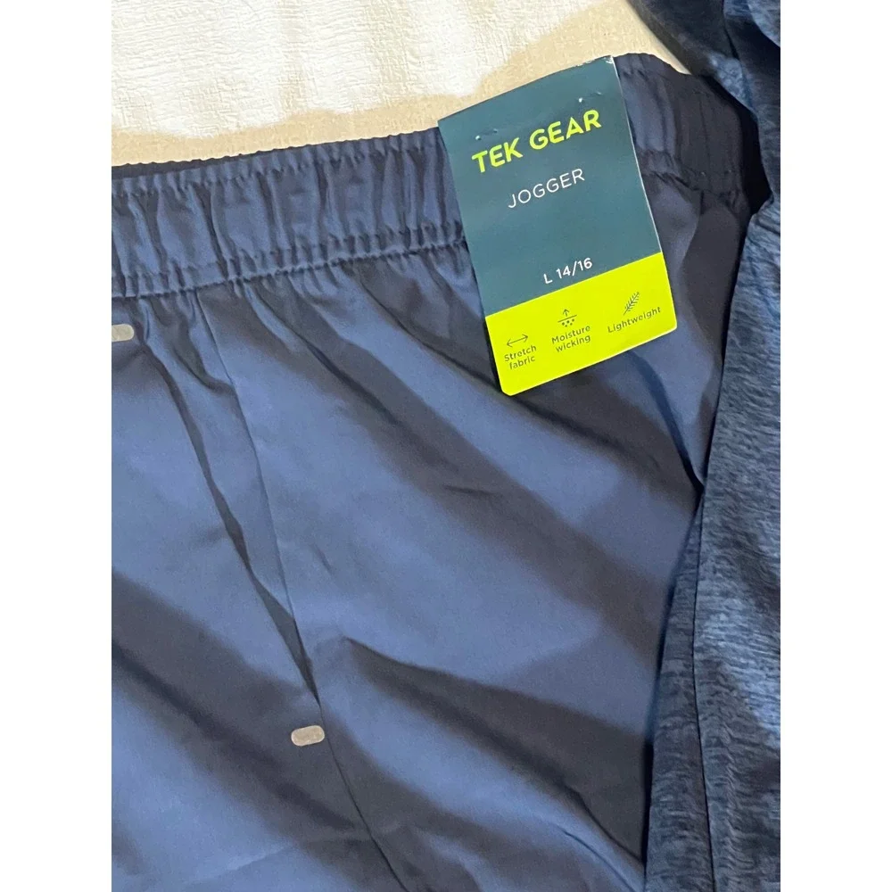 Tek Gear Boys Blue Activewear Set Hoodie and Joggers Size L 14/16 NWT